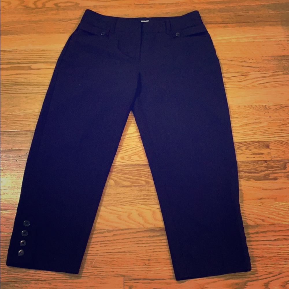 Dress Barn Capri black dress pants